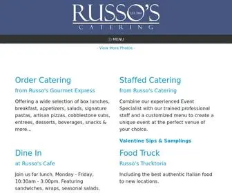 Russosgourmet.com(Russo's Catering) Screenshot