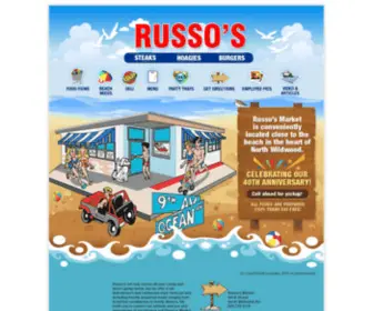 Russosmarket.com(Steaks Hoagies Burgers) Screenshot