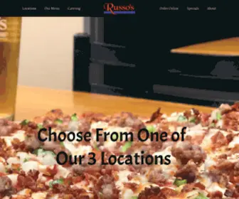 Russospizzeria.com(Russo’s Pizzeria) Screenshot