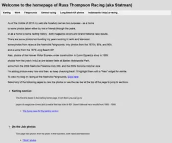 Russthompsonracing.com(Statman's page) Screenshot