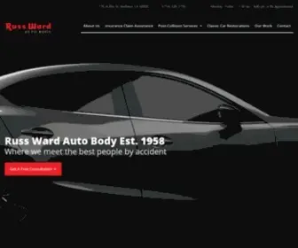 Russwardautobody.com(Russ Ward Auto Body) Screenshot