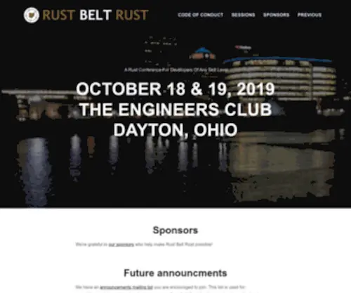 Rust-Belt-Rust.com(Rust Belt Rust 2019) Screenshot