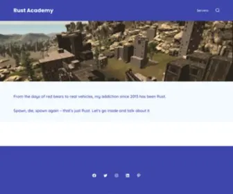 Rustacademy.com(Rust Academy) Screenshot