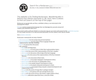 Rustaceans.org(Rustaceans) Screenshot