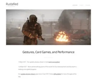 Rustafied.com(Your source for up) Screenshot