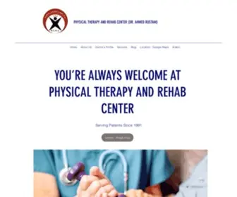 Rustamcenter.com(Physiotherapy) Screenshot