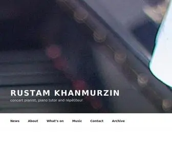 Rustamkhanmurzin.com(Rustam Khanmurzin) Screenshot