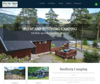 Rustberg.no(Camping nært Lillehammer) Screenshot
