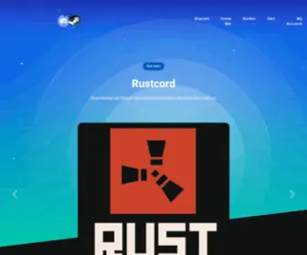 Rustcord.com(Seamlessly link your discord and steam) Screenshot