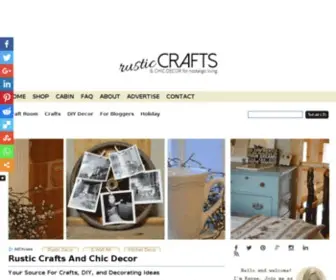 Rustic-Crafts.com(Reuse, Repurpose, And Refresh) Screenshot