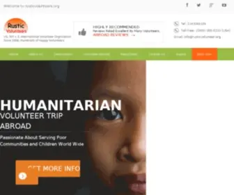 Rustic-Volunteer-Travel.com(Volunteer Abroad) Screenshot