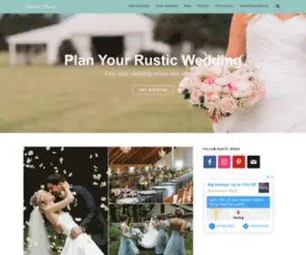 Rusticbride.com(Rustic Weddings) Screenshot