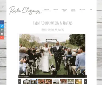 Rusticeleganceweddings.com(Rustic Elegance) Screenshot