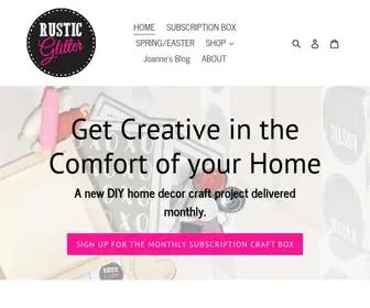 RusticGlitter.com(Rustic Glitter) Screenshot