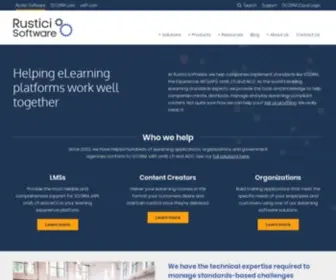 Rusticisoftware.com(Rustici Software) Screenshot
