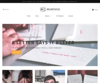 Rusticoleather.com(Handmade Leather Goods) Screenshot