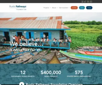 RusticPathways.org(Positive Energy in Action) Screenshot