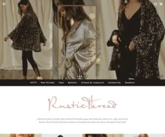 Rusticthread.com(Denver, Fort Collins, & Online Women's Clothing Boutique) Screenshot