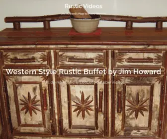 RusticVideos.com(Rustic Furniture) Screenshot
