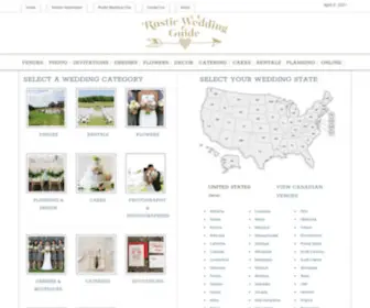 Rusticweddingguide.com(Rustic Wedding Guide) Screenshot