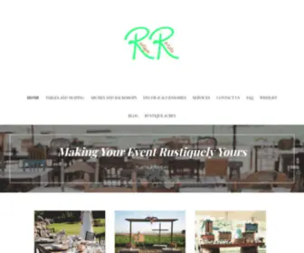 Rustiquerentals.com(Rustique Rentals) Screenshot