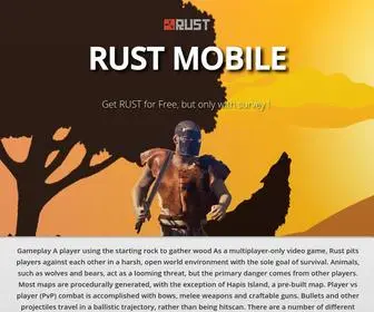 Rustmobile.tk(Rust for Mobile) Screenshot