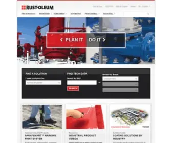 Rustoleumibg.com(Industrial Coatings & Solutions) Screenshot