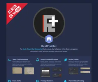 Rustplus.io(Team Chat Discord Bot) Screenshot