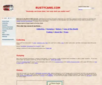 Rustycans.com(Rusty Cans) Screenshot