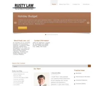 Rustylaw.com(Rusty Law) Screenshot