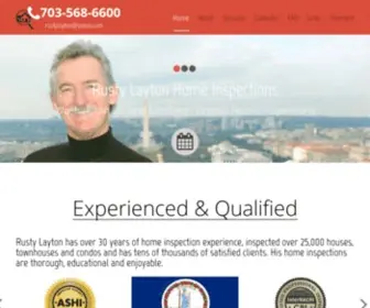 Rustylayton.com(Home Inspections by Rusty Layton) Screenshot