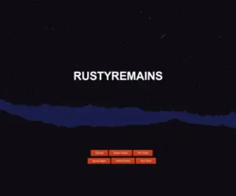 Rustyremains.com(Frontline) Screenshot