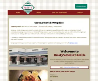 Rustysdeli.com(Rusty's) Screenshot