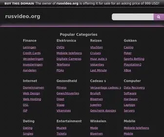 Rusvideo.org(Customer Care Number) Screenshot