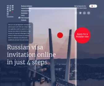 Rusvisa.travel(Our mission) Screenshot