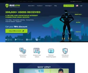 RusVPN.com(The Fastest and Most Secure VPN Service) Screenshot