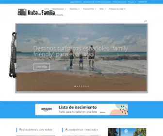 Rutaenfamilia.com(Revista online de viajes y ocio para disfrutar con tus hijos) Screenshot