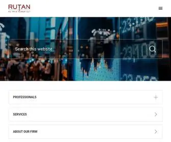 Rutan.com(Rutan & Tucker) Screenshot