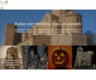 Rutasconhistoria.es(Rutas con Historia) Screenshot