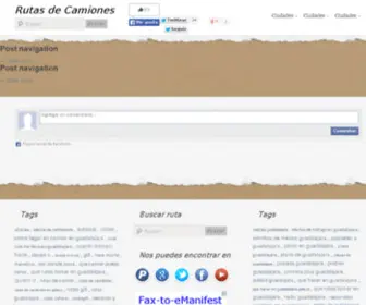 Rutasdecamiones.com(Rutas de Camiones) Screenshot