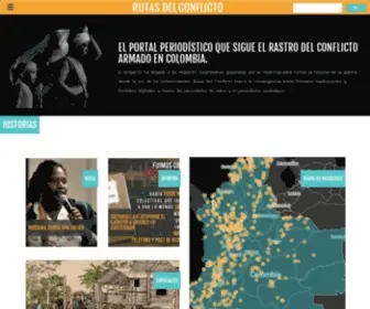 Rutasdelconflicto.com(Rutas del Conflicto) Screenshot