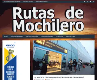 Rutasdemochilero.com(RUTAS DE MOCHILERO) Screenshot