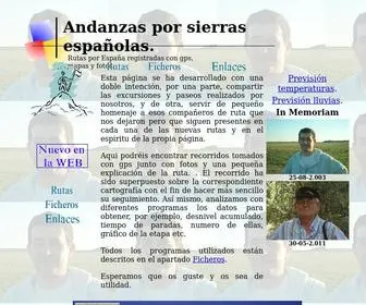 Rutasserranas.net(Andanzas) Screenshot