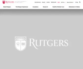 Rutgers.edu(Rutgers University) Screenshot