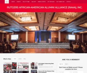 Rutgersblackalumni.com(Rutgers African American Alumni) Screenshot