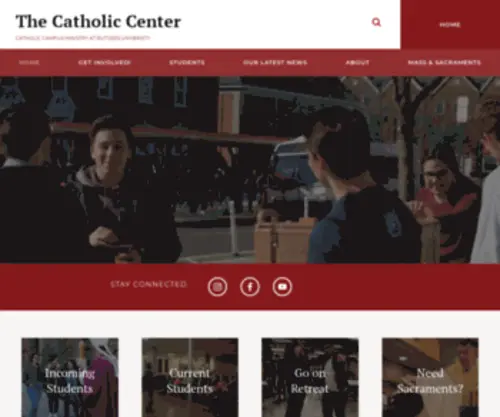 Rutgerscatholic.org(Catholic Center at Rutgers) Screenshot