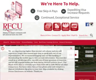 Rutgersfcu.org(Rutgers FCU) Screenshot