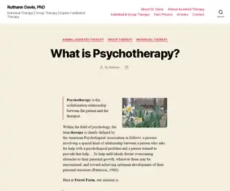 RuthanndavispHD.com(Individual Therapy) Screenshot