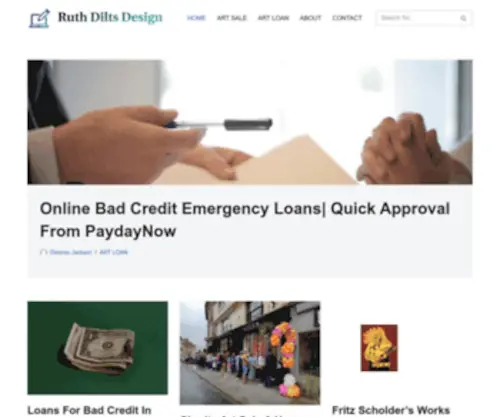 Ruthdiltsdesign.com(Where Creativity Flourishes and Art Comes to Life) Screenshot