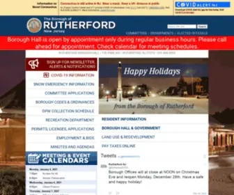 Rutherfordboronj.com(The Borough of Rutherford) Screenshot